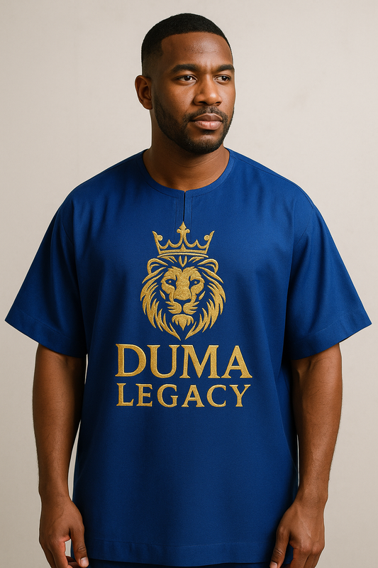 T-shirt Royal “DUMA LEGACY” – Édition Couronnée